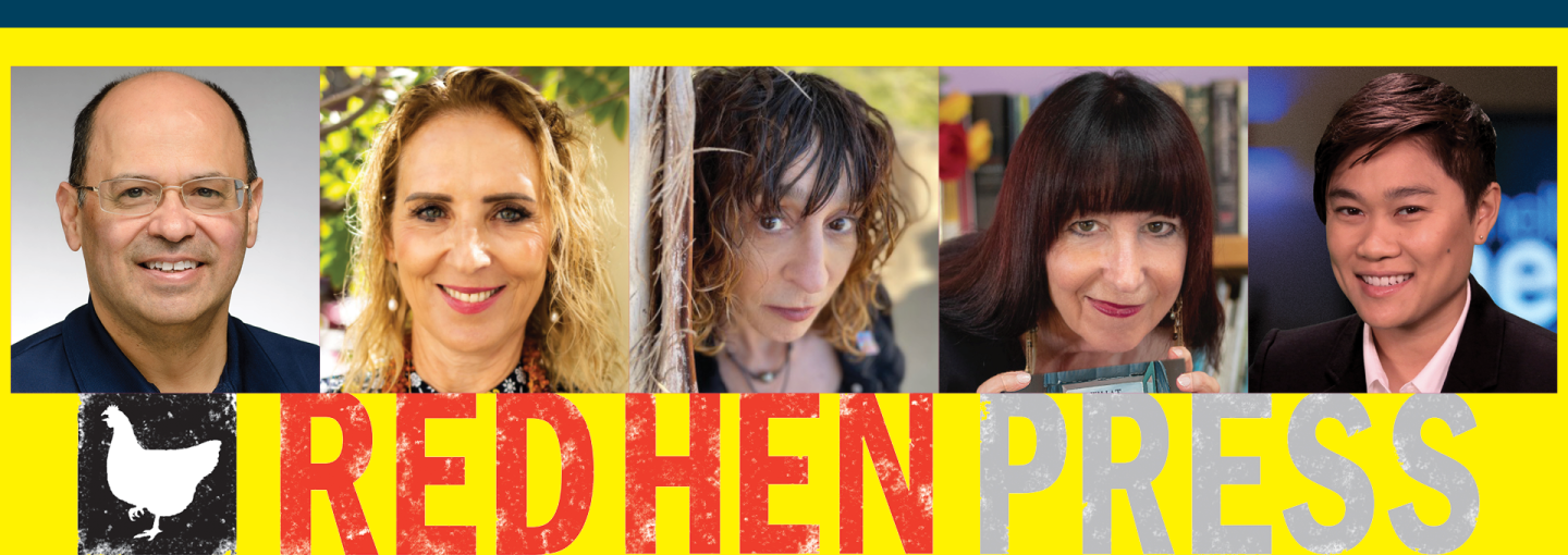 Image - the speakers and Red Hen Press logo